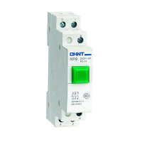 CHINT Кнопка модульная NP9-22/1 без подсветки, 2НО+2НЗ, зеленая