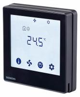 RDF800KN/VB: Комнатный термостат с сенсорным дисплеем и KNX, черный (S55770-T429), Siemens