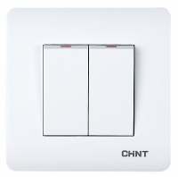 CHINT 2-клавишный выключатель 10А 250В