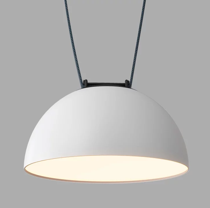 Denkirs DK5561-WH+BK Трековый светильник Belty Flow со светодиодом d220mm H117mm 48V 24W 120° 3000K IP20 белый с черным алюминий