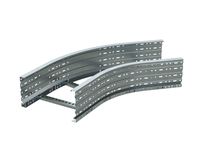 DKC Угол лестничный 45 градусов 100x400, цин