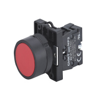 CHINT Кнопка управления NP2-EA41 без подсветки красная 1НО, IP40 (R)