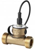 QVE3000.010: Датчик потока из бронзы для жидкостей в трубопроводах, DN10, 0...10 В, IP65 (S55720-S211), Siemens