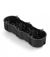 CHINT Коробка установочная 3-местная,212х70х45мм для скрытого монтажа в кирпичных стенах (с саморезами)