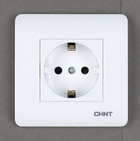 CHINT Розетка с заземляющим контактом 16А 250В