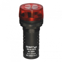 CHINT Сигнализатор звуковой ND16-22L Φ22 мм красный АС220В (R)