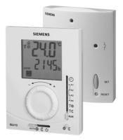 RDJ10RF/SET: Радиочастотный комнатный термостат с 24-часовым таймером (передатчик и приемник) (BPZ:RDH10RF/SET), Siemens