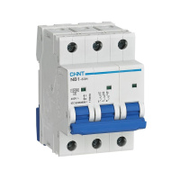 CHINT Авт. выкл. NB1-63H 3P 4A 10кА х-ка B (R)