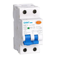 CHINT Диф. авт. выкл. NB1L 1P+N C10 30mA тип A 6kA (36mm) (R)