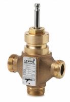 VXG41.15: Клапан регулирующий, 3-ходовой седельный, внешняя резьба, PN16, DN15, KVS 4 (BPZ:VXG41.15), Siemens