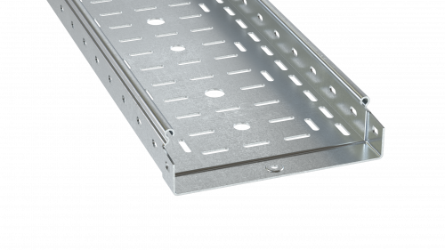 DKC Лоток перфорированный 50x100х3000, 2,0 мм, цинк-ламельный