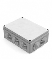 CHINT Коробка распаячная для наружного монтажа, 10 гермовводов, 190х140х70мм, IP55
