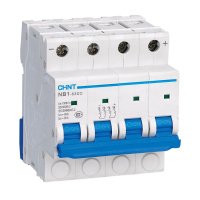 CHINT Автоматический выключатель NB1-63DC 4P 63A 6кА х-ка C 1000В DC (R)