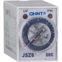 CHINT Реле времени JSZ6-2 задержка переключения 2 контактные группы 30s AC220В