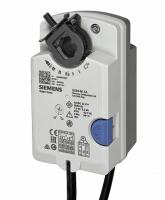 GSD146.1A : Привод воздушной заслонки поворотного типа, AC/DC 24 В, 2-/3-точечный, 2 Нм, 30 с, 2 переключателя (S55499-D227), Siemens