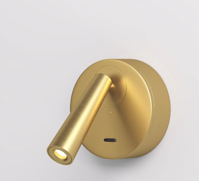 Denkirs DK5072-SB Бра SHINE WALL со светодиодом, D104*H68, IP20, 3000К, 3W, RA≥90, сатинированная латунь, алюминий