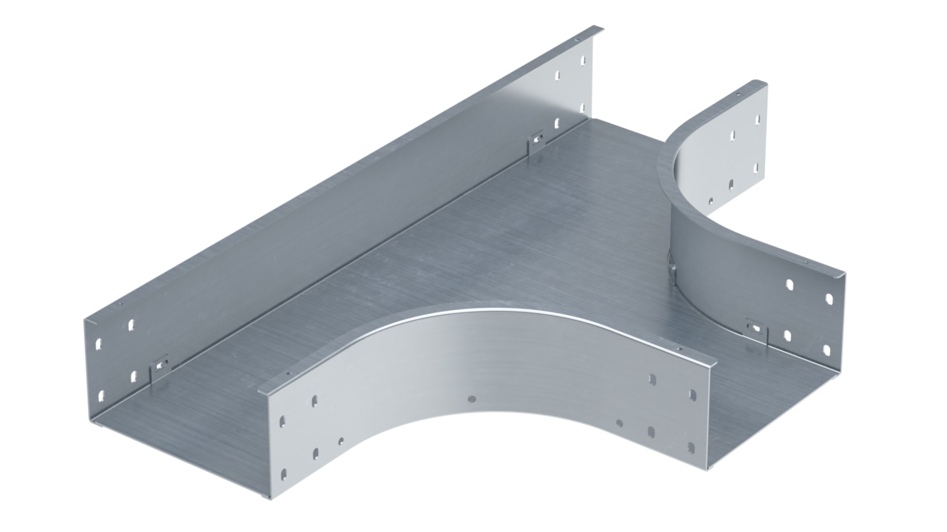 DKC Ответвитель Т-образный 80х150, 2,0 мм, цинк-ламель, в комплекте с крепежными элементами и соединительными пластинами, необходимымидля монтажа