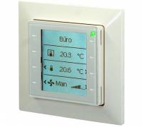 QMX3.P36F: Модуль комнатный с KNX PL-Link, датчиком температуры, конфигурируемый с квадратной белой рамкой CEE/VDE (тип A) (S55624-H100), Siemens