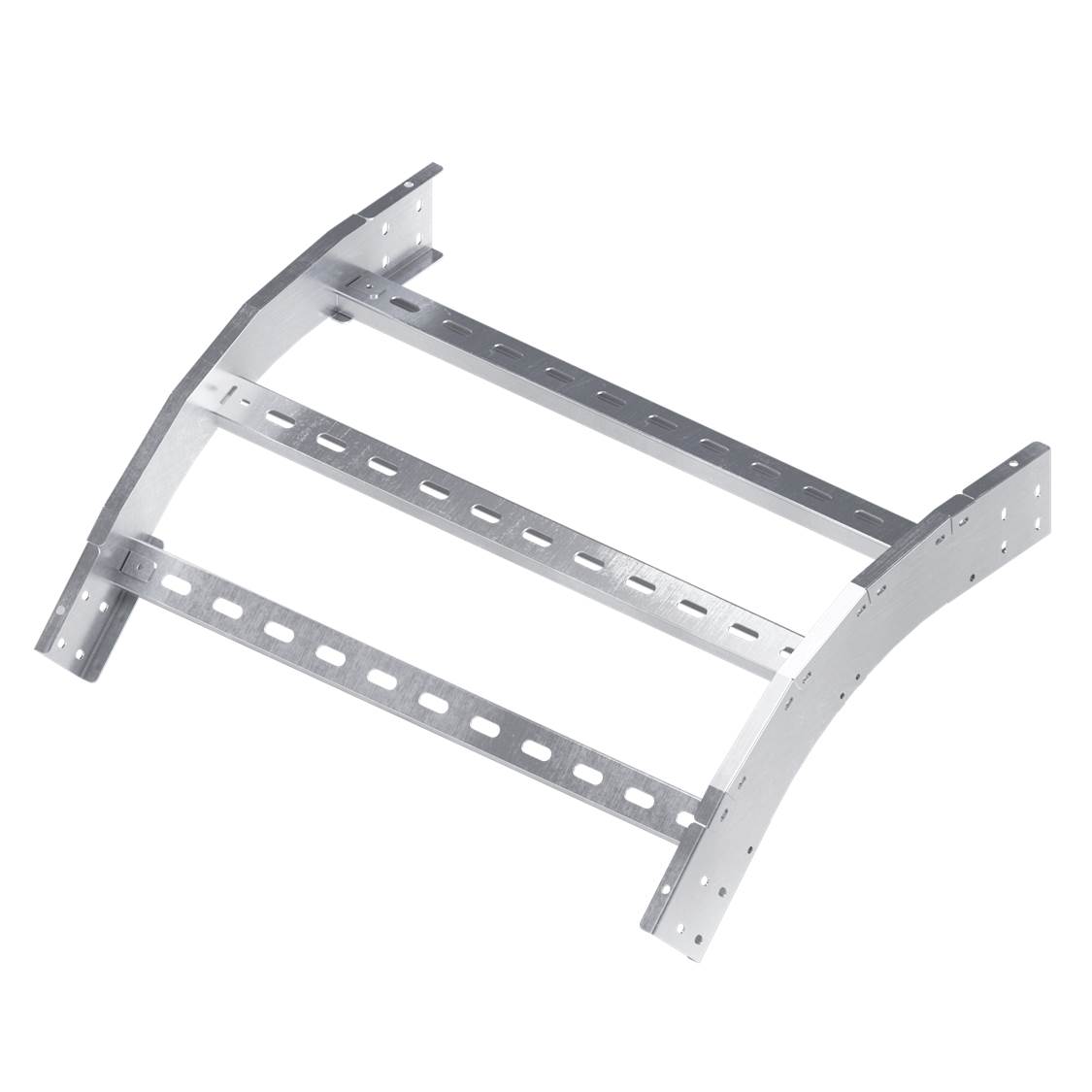 DKC Угол лестничный вертикальный внешний 45 градусов 100х400, R600, горячеоцинкованный