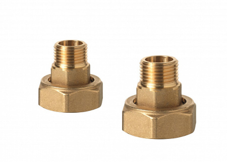 ALN15.152B: Комплект из пары латунных резьбовых Фитингов с внешней резьбой (соответствие ISO 228-1) (S55845-Z156), Siemens