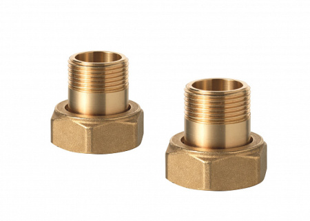 ALN15.202B: Комплект из пары латунных резьбовых Фитингов с внешней резьбой (соответствие ISO 228-1) (S55845-Z157), Siemens