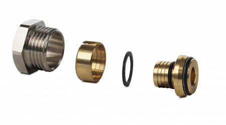 AVN15A16: Обжимные Фитинги ½“, 16X2 мм для пластиковых труб (BPZ:AVN15A16), Siemens