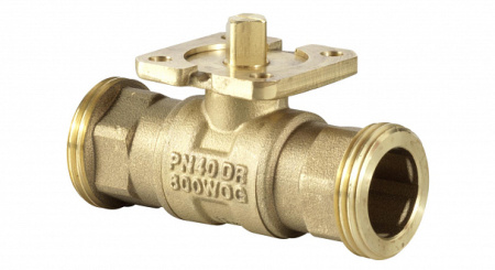 VAG60.32-35: Клапан шаровой 2-х ходовой, внешняя резьба (S55230-V133), Siemens