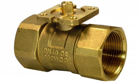 VAI61.32-10: Клапан шаровой 2-х ходовой, внутрення резьба, PN40, DN32, KVS 10 (BPZ:VAI61.32-10), Siemens