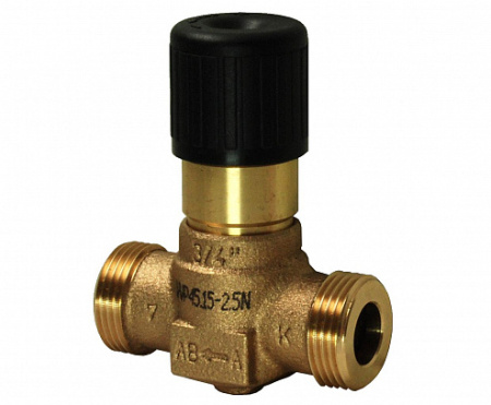 VVP45.15-2.5N: Клапан 2-х ходовой седельный, внешняя резьба, PN16, DN15, KVS 2.5 (BPZ:VVP45.15-2.5N), Siemens