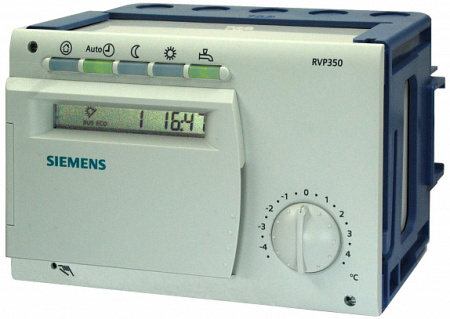RVP350: Контроллер тепловой с управлением ГВС котлом,  АС 230 V (S55370-C137). Siemens