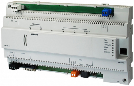 PXC001.D: Системный контроллер для интеграции KNX, M-Bus, Modbus или SCL с BACnet/LonTalk (S55372-C113), Siemens