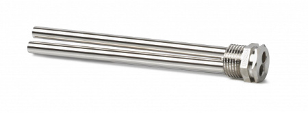 ALT-DB150J: Защитная гильза 150 мм, MS63 никелированная, G½", PN10, 2XLW7 (S55700-P143), Siemens