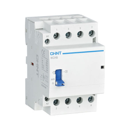 CHINT Контактор модульный с ручн. упр. NCH8-25M/31 AC24В 50/60Гц (R)