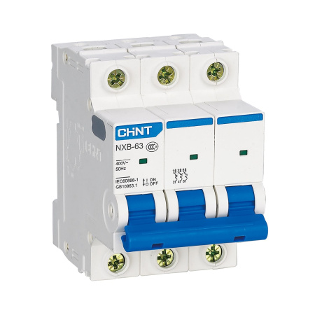 CHINT Авт. выкл. NXB-63H 3P 32A 10кА х-ка C (R)