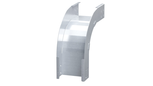 DKC Угол вертикальный внешний 90 градусов 80х600, 2,0 мм, цинк-ламель, в комплекте с крепежными элементами и соединительнымипластинами, необходимыми д