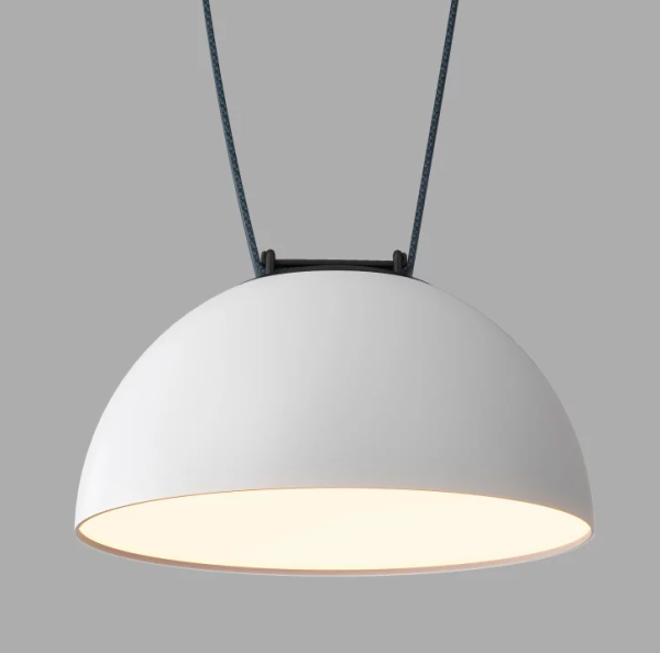 Denkirs DK5561-WH+BK Трековый светильник Belty Flow со светодиодом d220mm H117mm 48V 24W 120° 3000K IP20 белый с черным алюминий