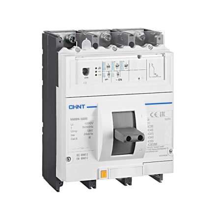 CHINT Автоматический выключатель NM8N-1600S EN 4P 1600А 50кА с электрон. расцепителем (R)