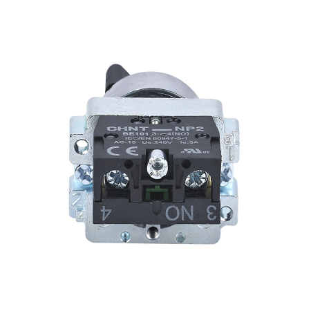 CHINT Переключатель NP2-BD43, 2 положения возвратом, 1НЗ, IP40 (R)