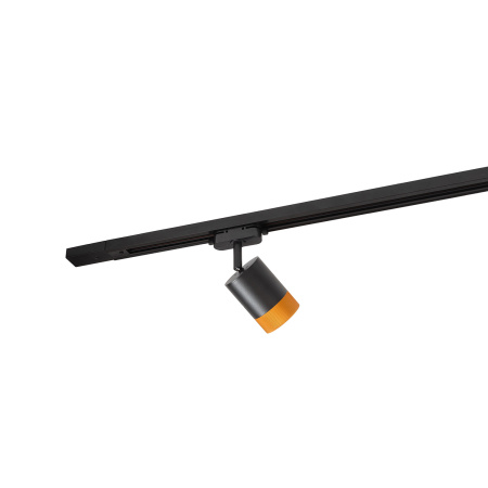 Denkirs DK6405-BG Трековый светильник IP 20, 7 Вт, LED 3000, черный/золотой, алюминий