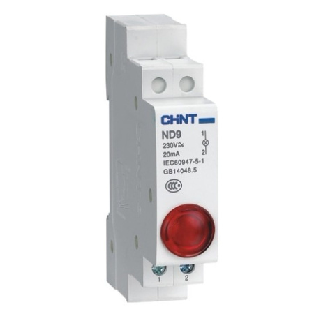 CHINT Индикатор ND9-1/r  красный ,AC/DC230В (LED)