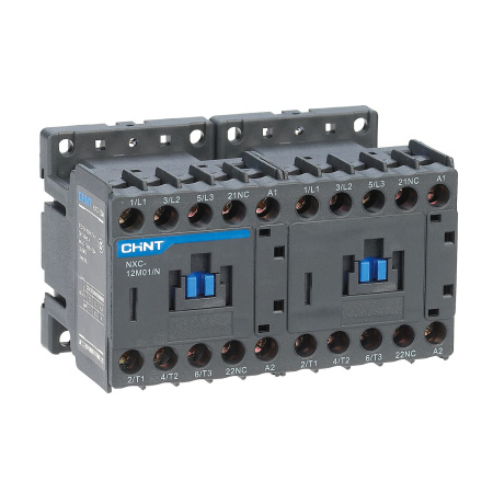 CHINT Контактор NXC-12M10/N реверс. 12А 220АС 1НО 50/60Гц