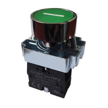 CHINT Кнопка управления NP2-BA3311 с маркировкой, 1НО IP40 (R)