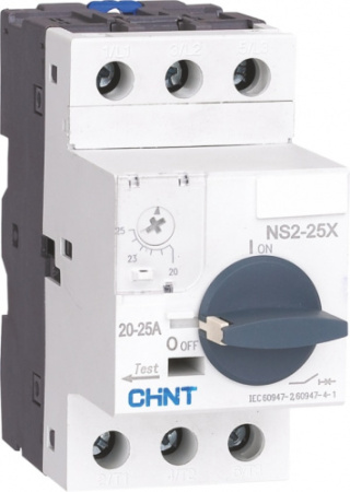 CHINT Пускатель NS2-25X 2.5-4A с поворотной ручкой (R)