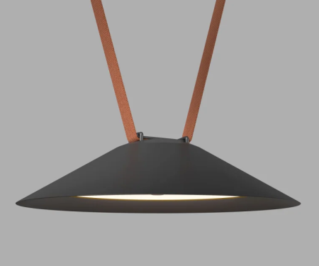 Denkirs DK5565-BK Трековый светильник Belty Flow со светодиодом d300mm H71mm 48V 12W 120° 3000K IP20 черный алюминий