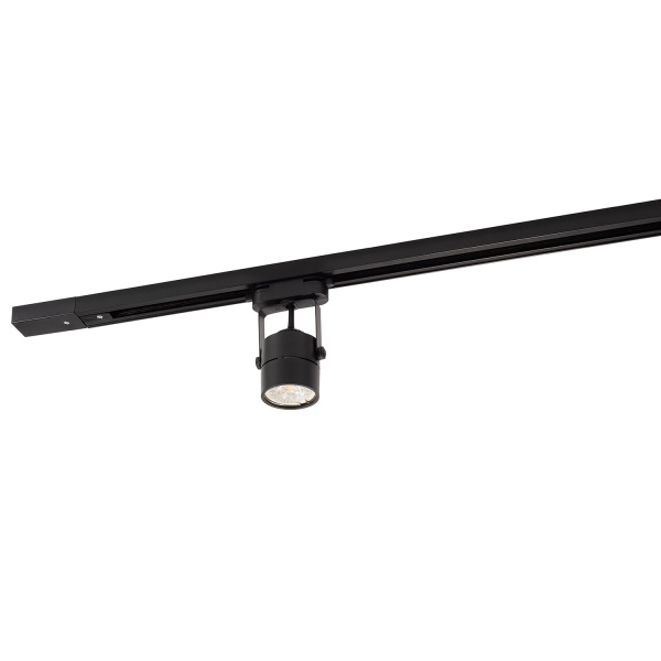 Denkirs DK6005-BK Трековый светильник IP 20, 50 Вт, GU10, черный, алюминий