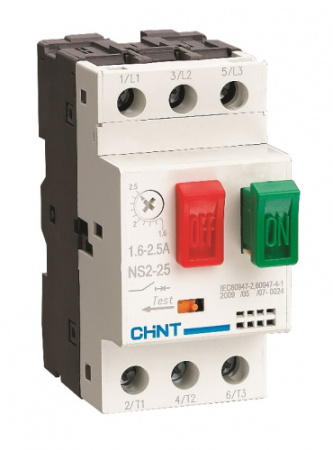 CHINT Пускатель NS2-25 4-6.3A (R)