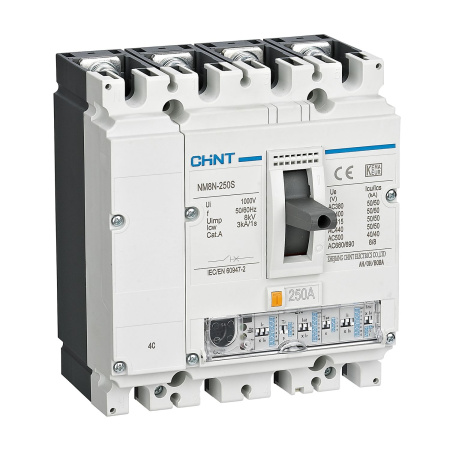 CHINT Авт. выкл. NM8N-400R EN 4P 250А 150кА с электр. расцепителем (R)