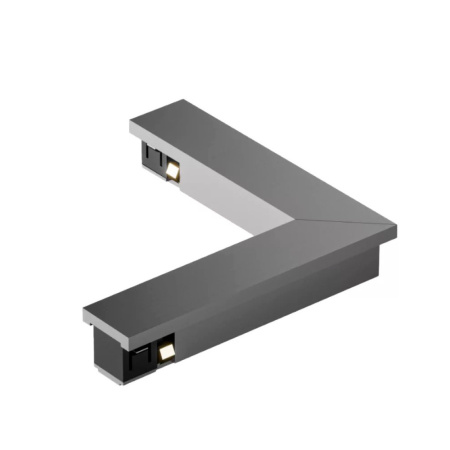 Denkirs TR5723-DN Электрический коннектор 90° потолок-потолок, для трека SHINE BASE, темный никель, алюминий