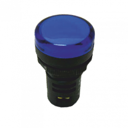 CHINT Индикатор ND16-22D/2 синий AC/DC230В (R)