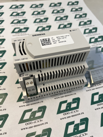 TXS1.12F10: TX-I/O Модуль питания 24 VDC, 1200 mA, предохранитель 10 A (BPZ:TXS1.12F10), Siemens